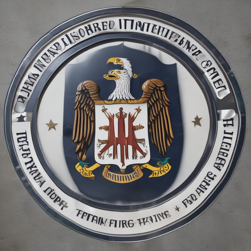 CIA logo overlaying a site about the Russian government